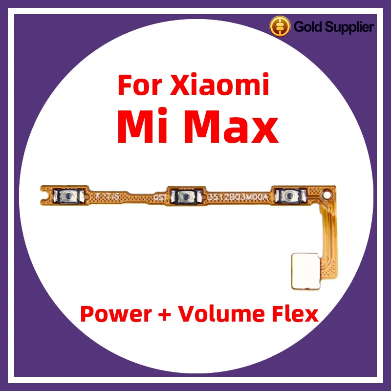 

For Xiaomi Mi Max Power ON OFF Volume Camera Key Button Switch Flex Cable Replacement