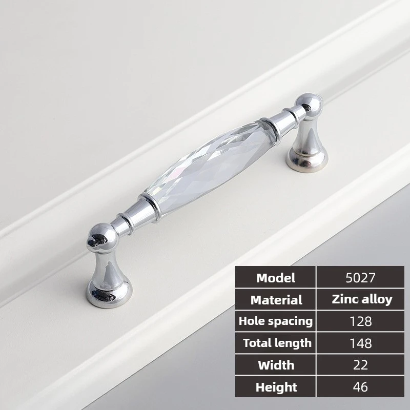 Moderne Küchenaccessoires Möbelbeschläge Chrom-Schrankgriffe Schubladenknöpfe mit Einzelloch Luxus-Kleiderschrank- und Kommodengriffe – Detail 14