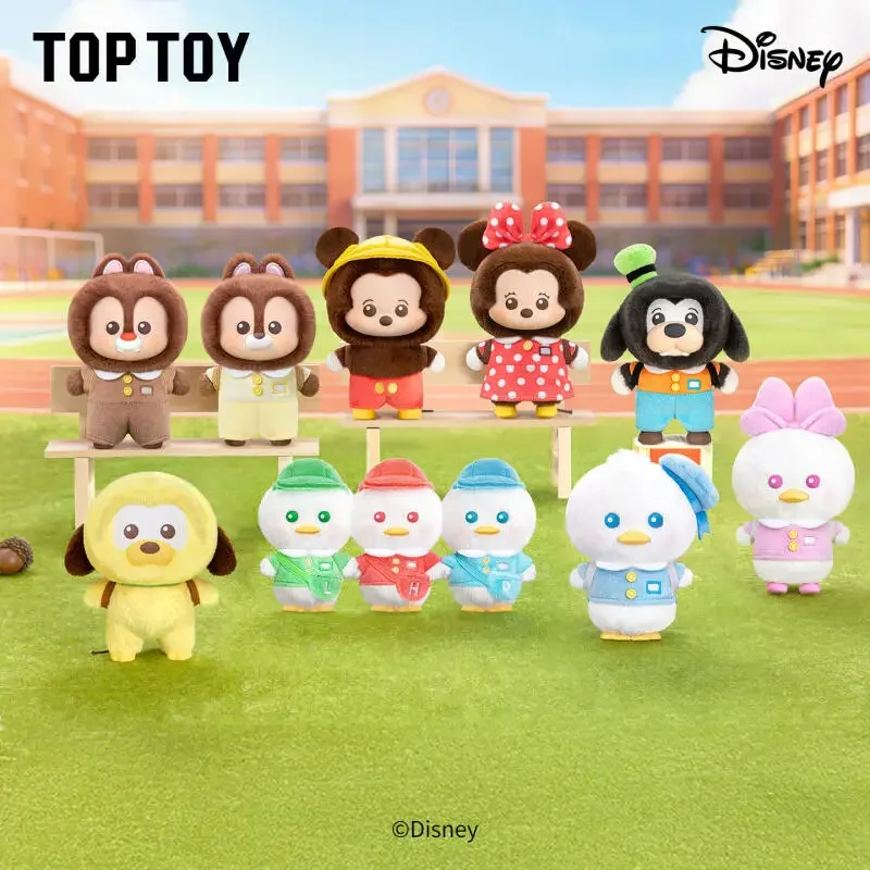 

TOPTOY Disney Mickey Family Mini Backpack Series Blind Box Guess Bag Original Toys Doll Cute Anime Figure Ornaments Gift