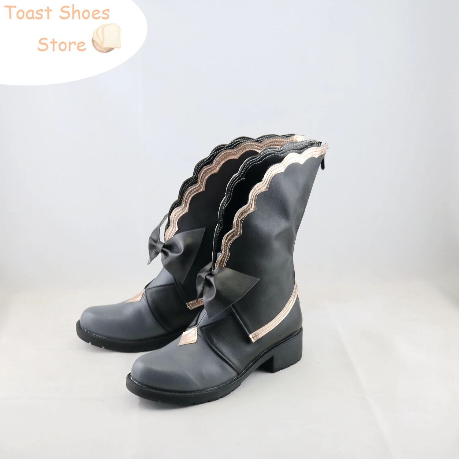 Chaussures de Cosplay de Tairitsu Grievous Lady, en Cuir PU, Bottes de Carnaval d'Halloween, Accessoire de Costume