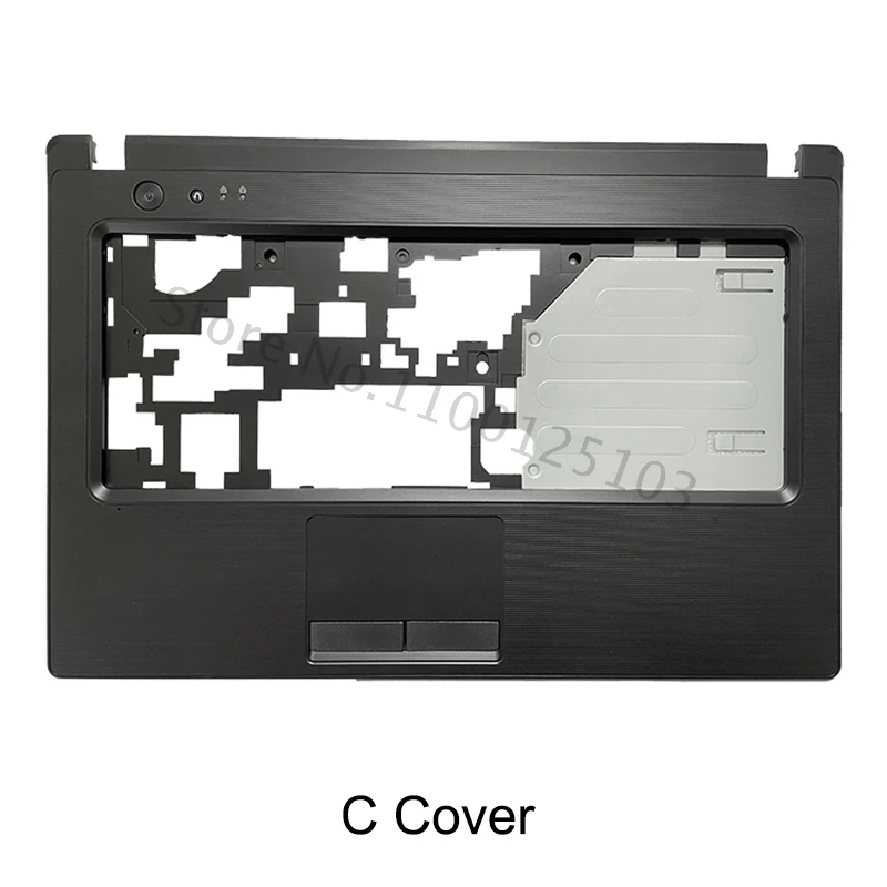 Funda inferior para portátil Lenovo Ideapad, cubierta para portátil Lenovo Ideapad G470, G475, G475G, G470D, G475GX, G475GL, G470AX, reposamanos superior C D, color negro