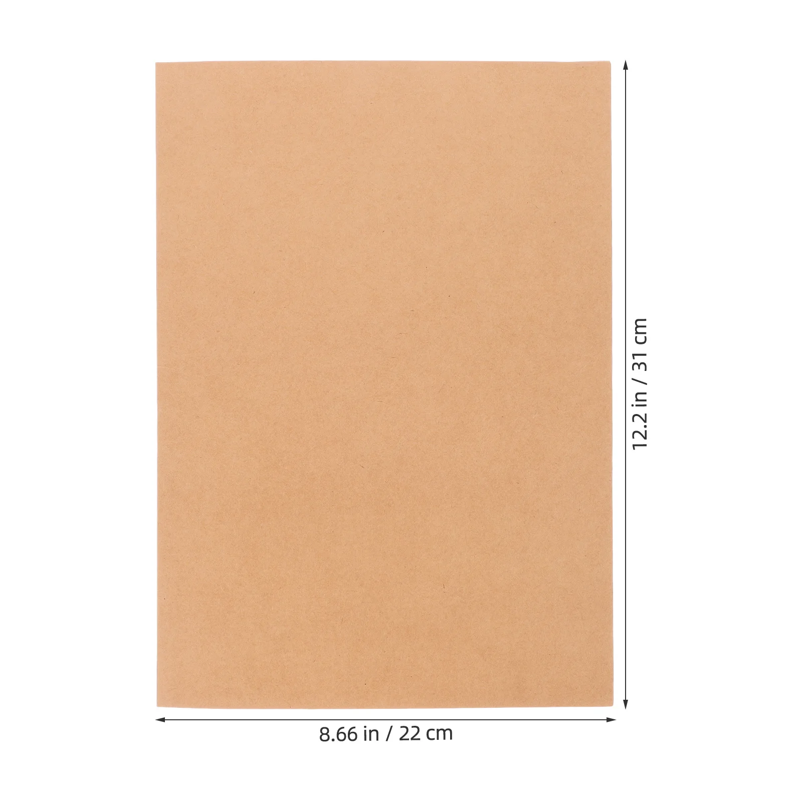 10Pcs Single Slot A4 File Folder Paper Document Organizer Kraft Storage Holder Strong for Office Home School Use