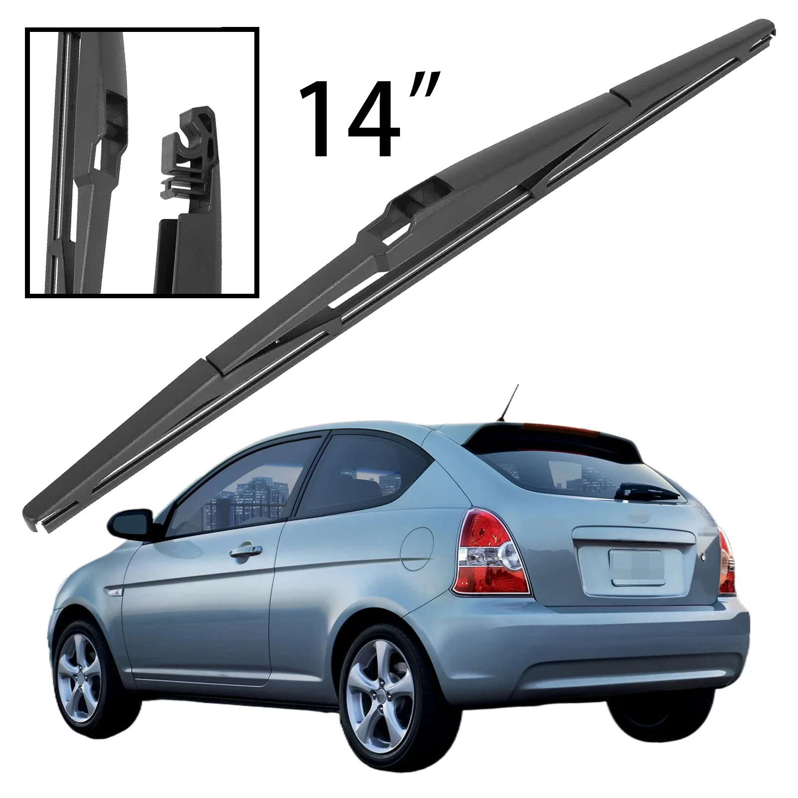 

14" Rear Windshield Windscreen Washer Wiper Blade For Hyundai Accent MC 2006-2011 Car Accessories Accsesories