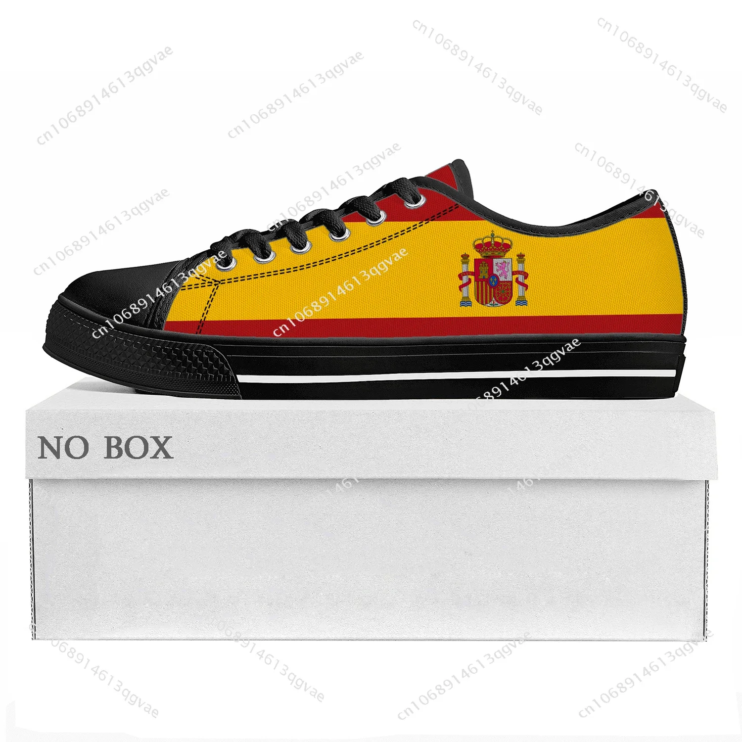 

Spanish Flag Low Top High Quality Sneakers Mens Womens Teenager Canvas Sneaker Spain Prode Casual Couple Shoes Custom Shoe