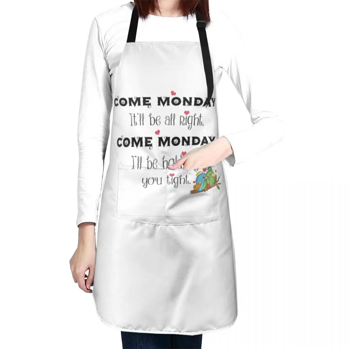 Come Monday Apron kitchen clothes for men for kitchen useful Restaurant Hairdresser Apron