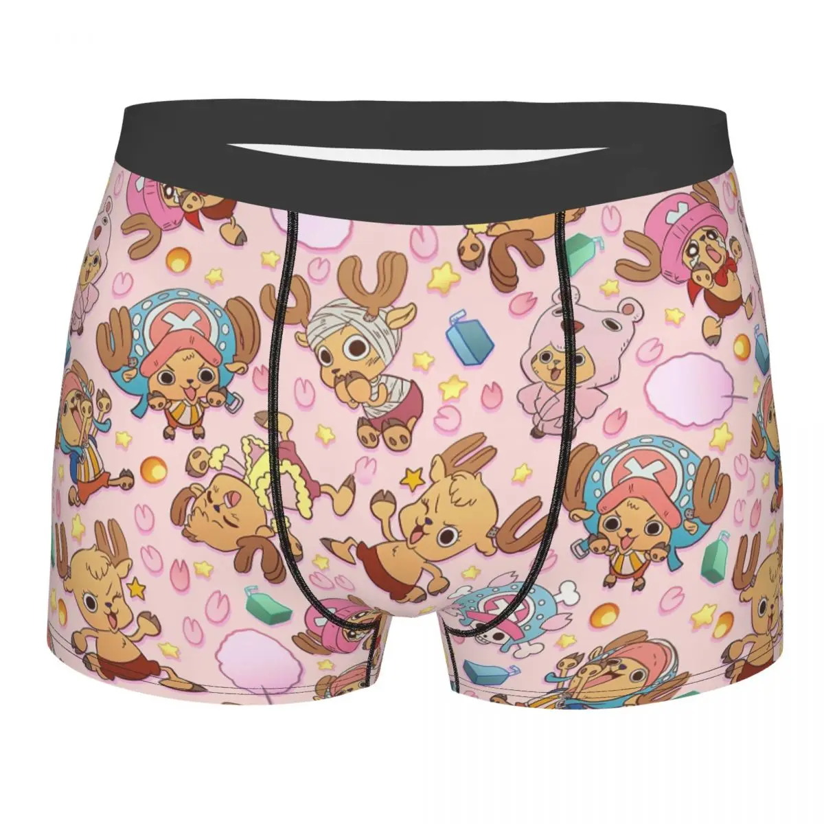 

Novelty Boxer Shorts Panties Briefs Mens Tony Kawaii Chopper Anime Elk Underwear Pirates Breathable Underpants for Homme Print