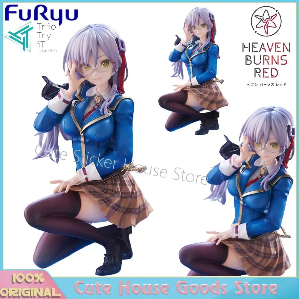 

[Предзаказ] Оригинальный Furyu Trio-Try-It Heaven Burns Red Izumi Yuki Коллекционное аниме 13 см фигурки для девочек модель игрушки подарки для фанатов