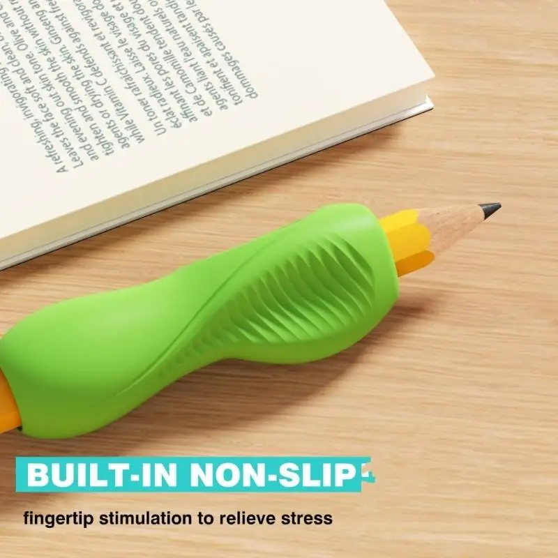 R53C Pen Grip Writing Aid for Posture Correction Helps Improve Handwriting Easy to Use Writing Grip Corrector Pencil Holder