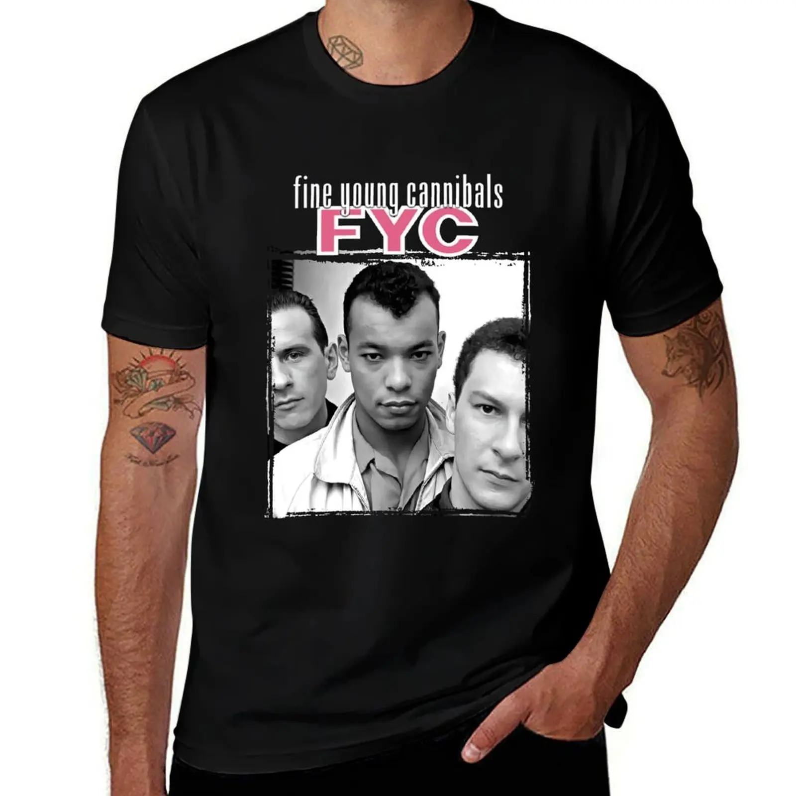 Fine young cannibals (fyc) T-Shirt t shirts for man cotton funny cotton t shirt pack T-Shirt