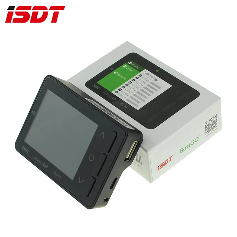 

NEW ISDT BattGO BG-8S 1-8S Lipo Smart Battery Checker Smart Cells Voltage Balancer Fast Charge with 260000 Color Sunlight Screen