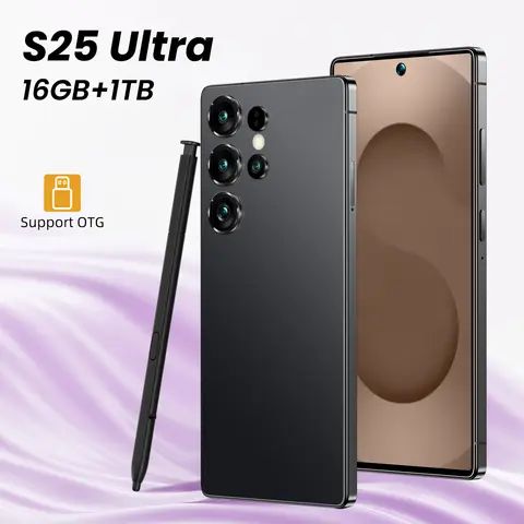 S25 Ultra 16GB+1TB 7.3 inch Android 14 72MP+108MP Camera 7800mAh battery 5G network 10 core Facial Recognition