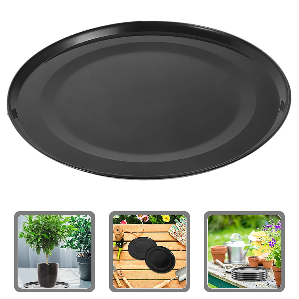 

4pcs Flower Pot Saucer Plant For Pots Bonsai Thick Round Plate Durable Water Soil Catcher Indoor Outdoor Garden Drainage Tray