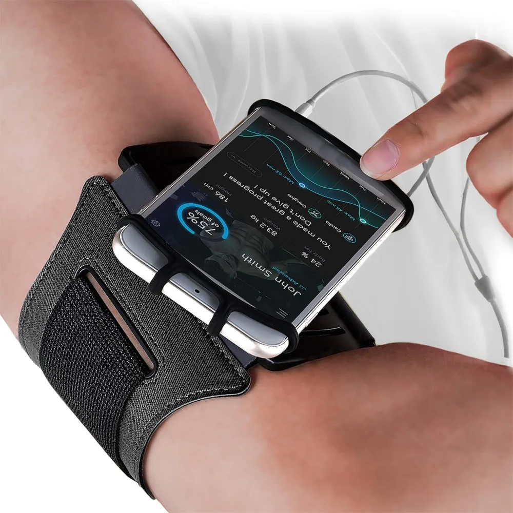 Rotatable Running Armband Cell Phone Holder for Running or Walking Universal  Arm Bands for iPhone Android Samsung Google Pixel