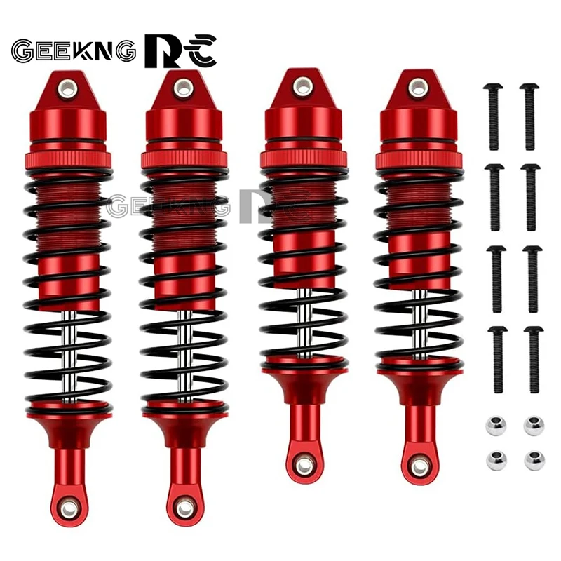 Full Metal Front And Rear Shock Absorber For Traxxas Slash 4X4 VXL 2WD Rustler Stampede Hoss 1/10 RC Car Upgrades Parts