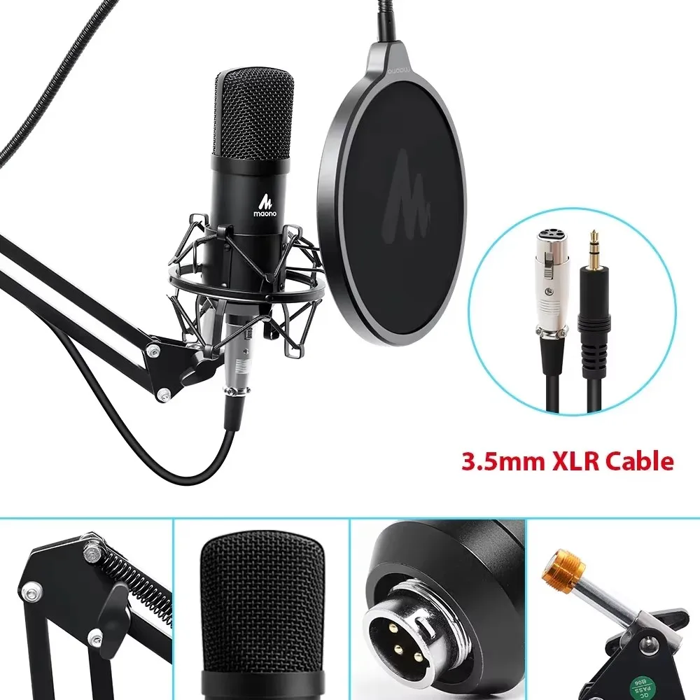 A03 live microphone set equipment anchor dedicated cell phone computer professional recording condenser microphone