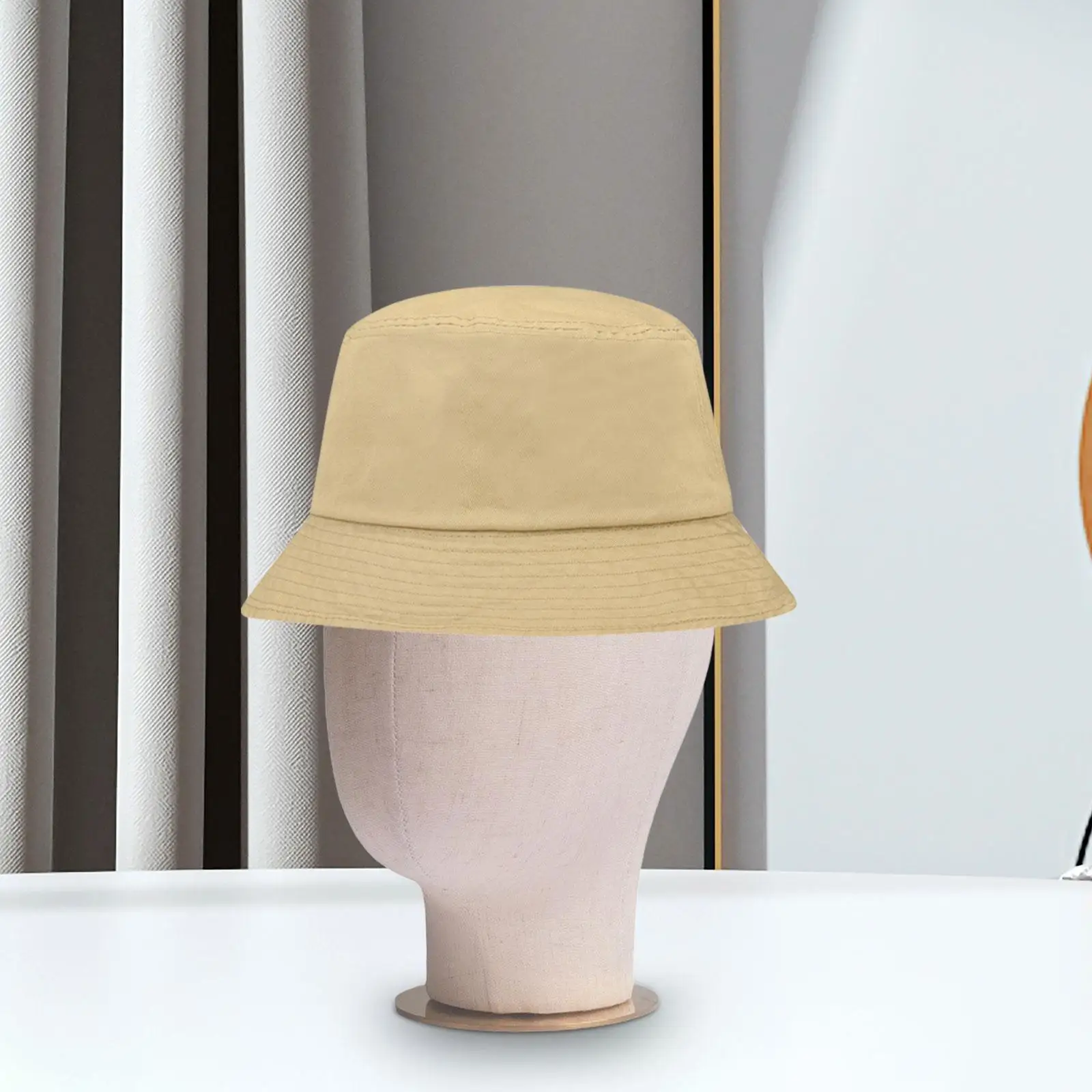 

Men Manikin Head Tabletop Hat Wig Display Stand for Beginner Stylist Home Salon and Travel Hairdresser Training Styling Drying