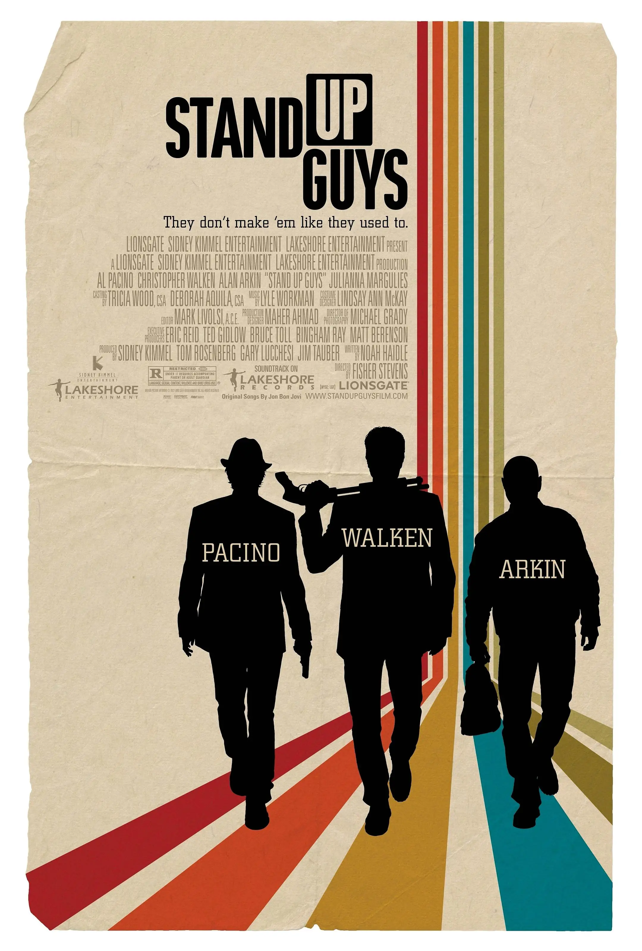 Al Pacino Movie Stand Up Guys Poster For Wall Stickers Home Decor Painting