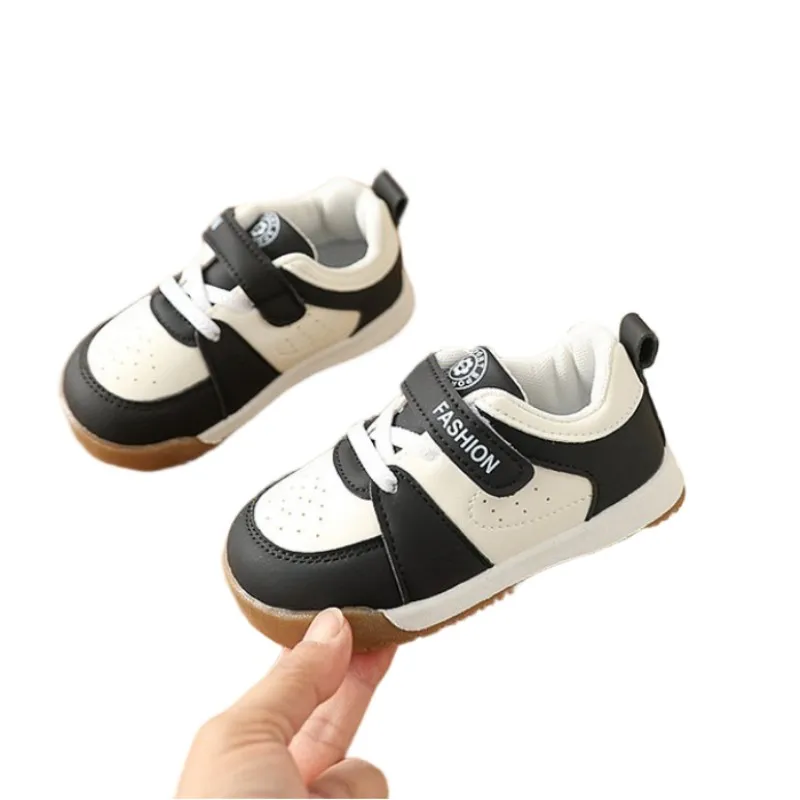 Boys Girls Breathable Board Shoes Aged 0-6 Spring Autumn Sports Shoes Infants Young Children Soft Soled Walking Toddlers Shoes