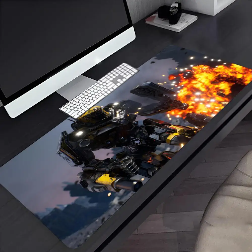 MechWarrior 5 Mercenaries Mouse Pad Mat Desk Mat With Pad Gaming Accessories Prime Gaming XXL Keyboard Pad Padding Mat