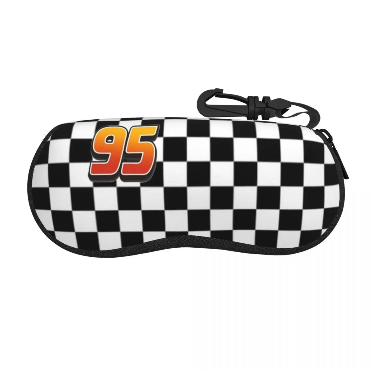 حافظة نظارات Lightning Mcqueen Cartoon Cars للرجال والنساء، صندوق حماية للنظارات الشمسية الناعمة