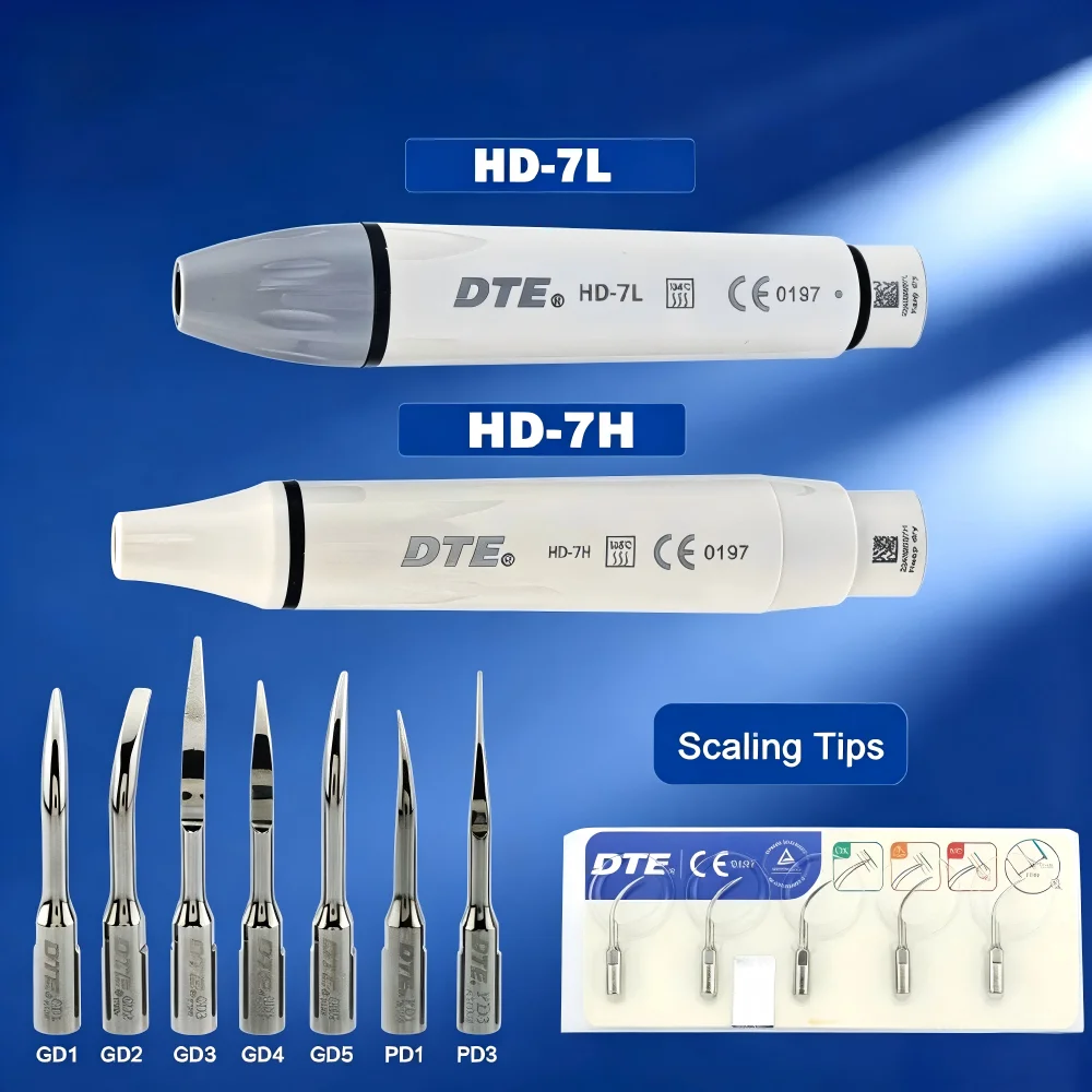 Dental Scaler Tips HD-7L HD-7H Original GD1 GD2 GD3 GD4 GD5 PD1 PD3 - Dental Tools for Professional Cleaning