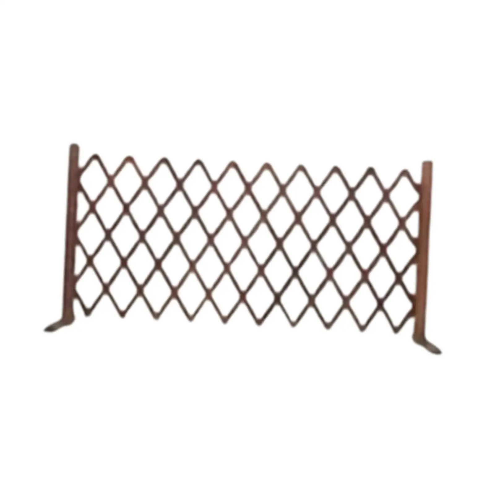 Expandable Wood Fence Outdoor Retractable Trellis Decorative Garden Border Panel for Flower Beds