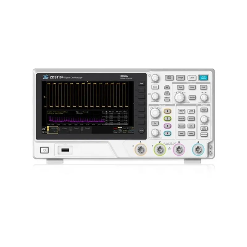 ZDS1104 Digital Oscilloscope 4 In 1 Four Channel Input Signal Generator 100MHz* 2 Ana-log Bandwidth 1GSa/s Sampling Rate