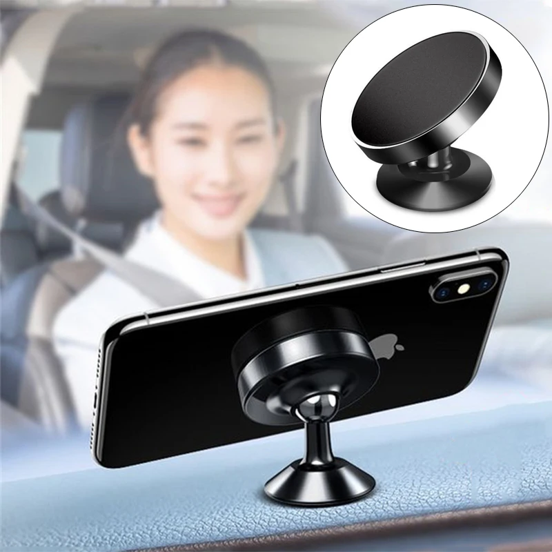 

Магнитный автомобильный держатель для телефона, кронштейн для мобильного телефона на приборной панели, вращение на 360 градусов, магнитное крепление, универсальная подставка для мобильного телефона, поддержка GPS
