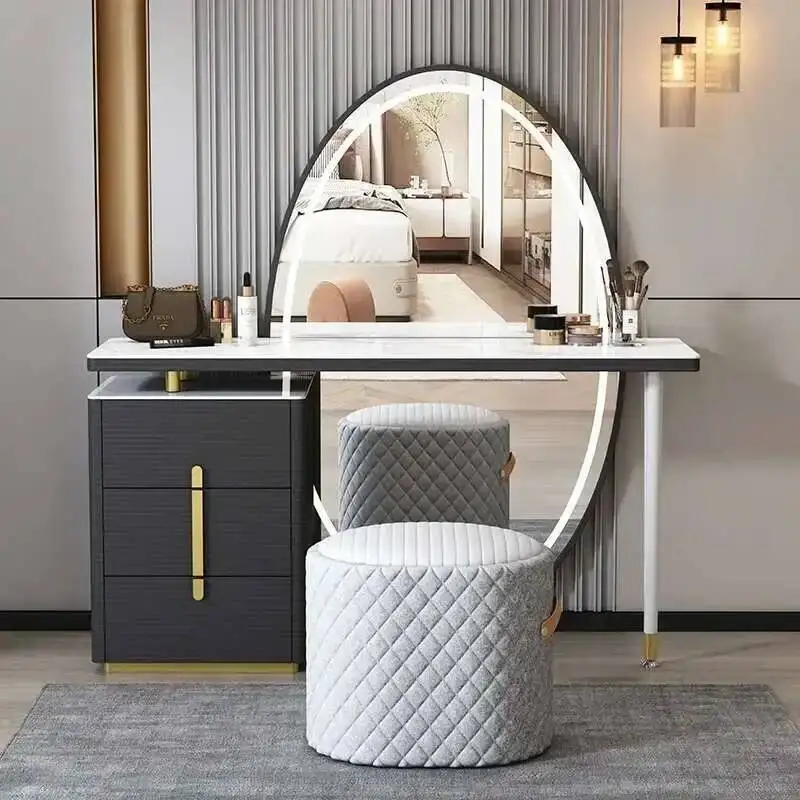 

Big Chair Drawer Mirrors Dressing Table Storage Makeup Lights Dressing Table Full Body Luxury Schminktisch Patio Furniture