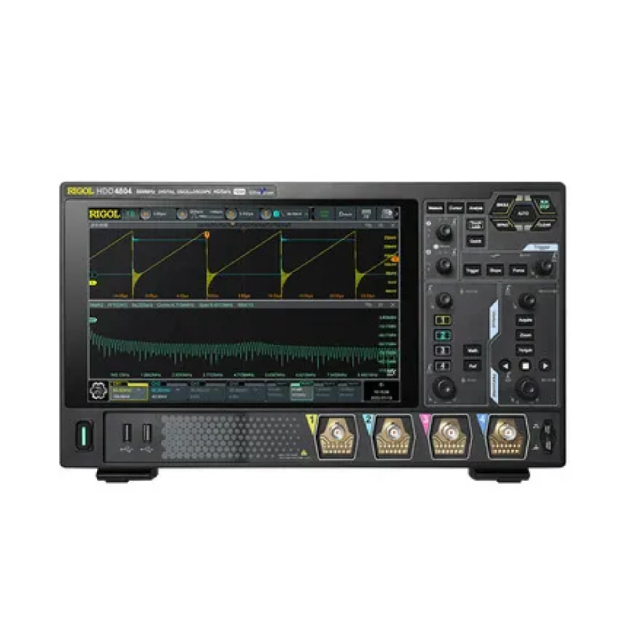 RIGOL DHO4204/DHO4404/DHO4804 High Resolution Digital Oscilloscope 200/400/800MHz 4 analog channels 12 Bit Vertical Resolution