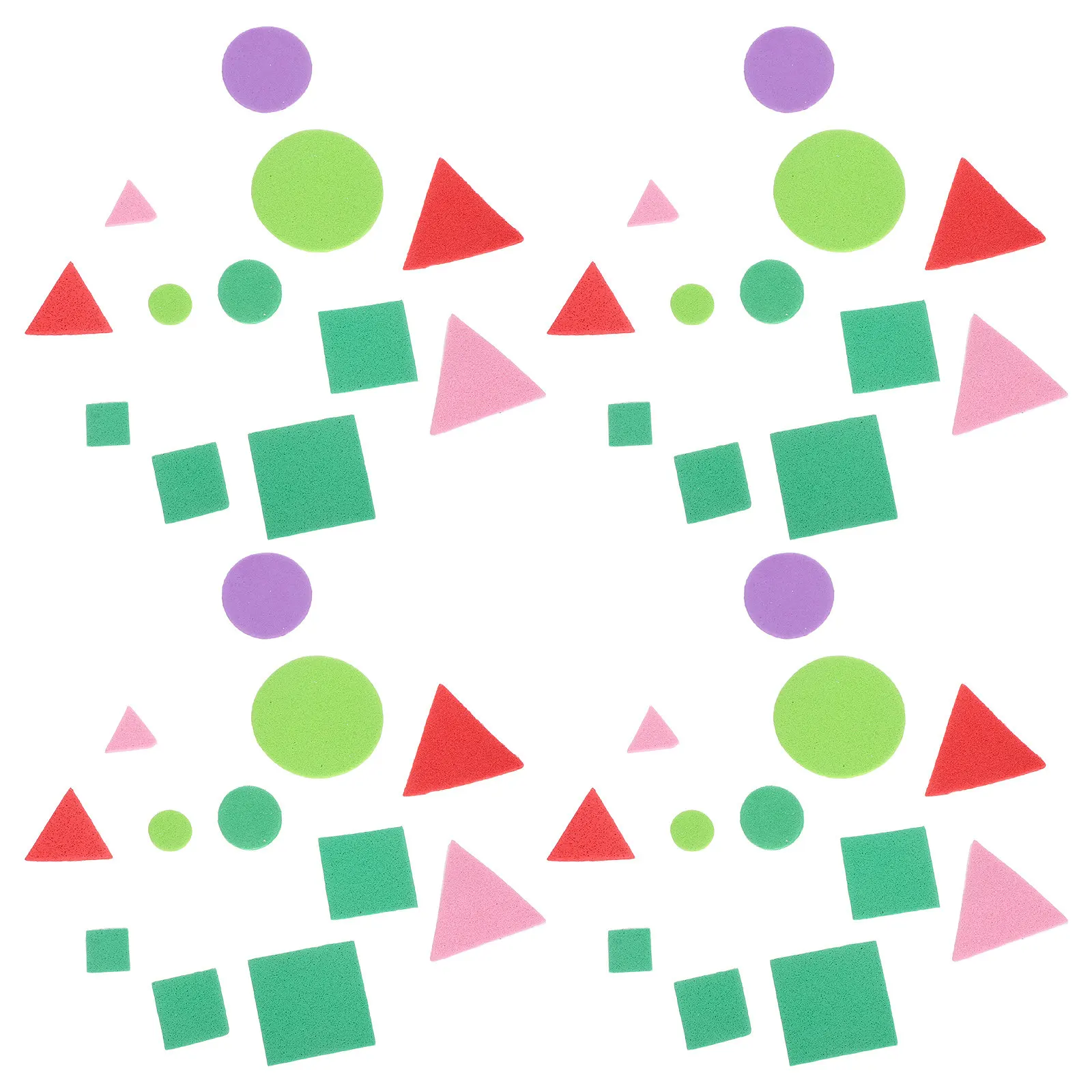 

960 шт. наклеек с геометрическими фигурами для детей, самоклеящиеся, из пеноматериала, для творчества, развивающие, для дошкольников, DIY, для поделок