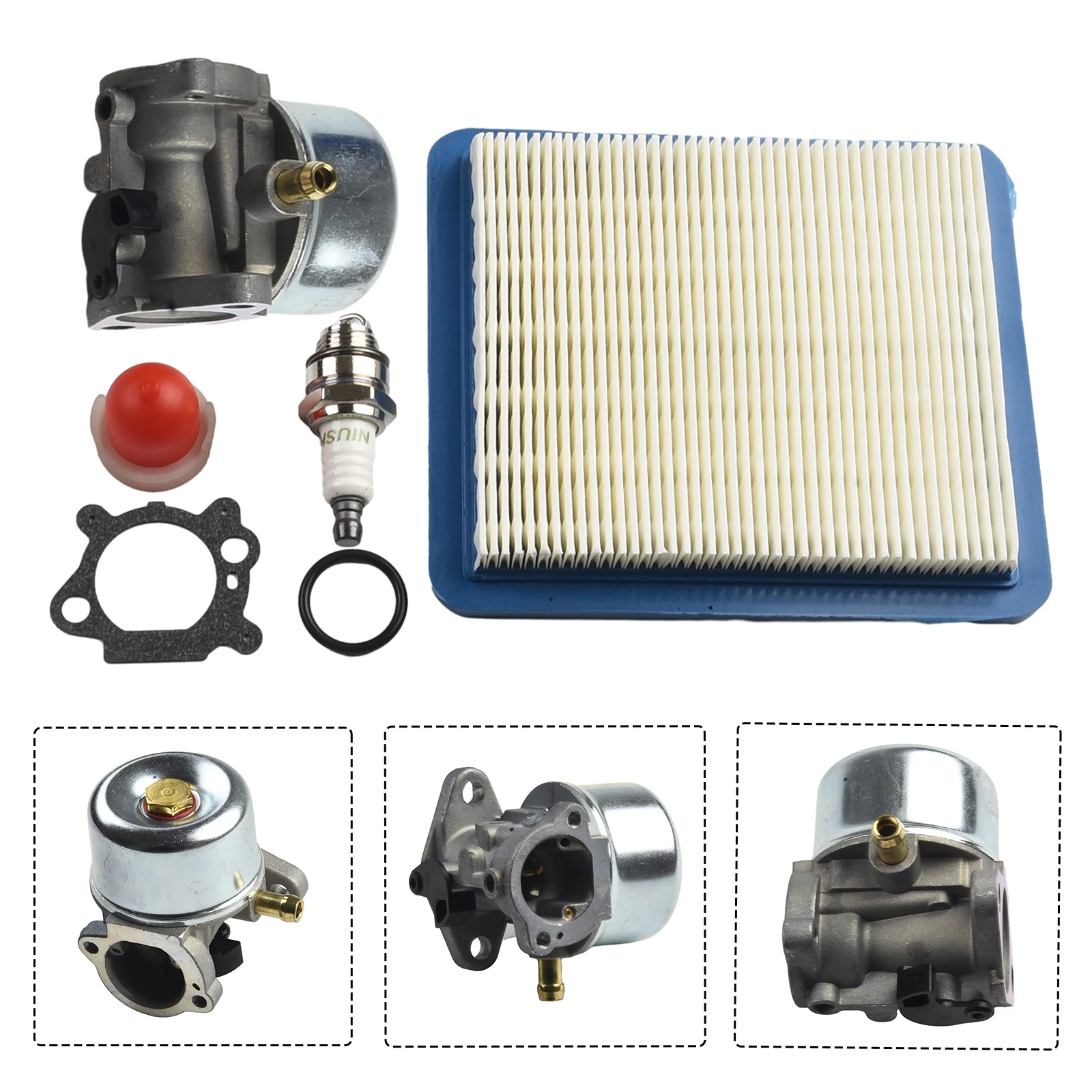 Carburetor With Air Filter Kit For 799868 498170 Mower Engine Models 12D802/F702/F802 Replacement Parts Lawn Mo/wer Accessori