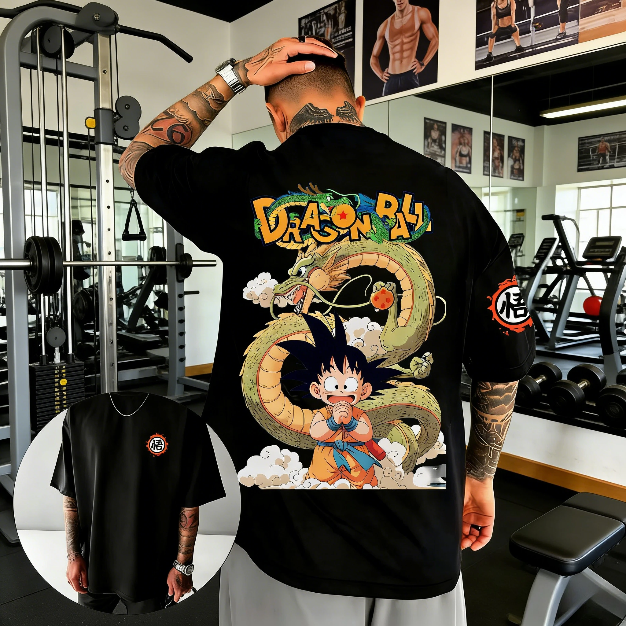 

2026 Summer Dragon Ball Kid Goku Shenron T Shirt Family Matching Outfits Anime Graphic Tees Men Women Kids Casual Streetwear Top