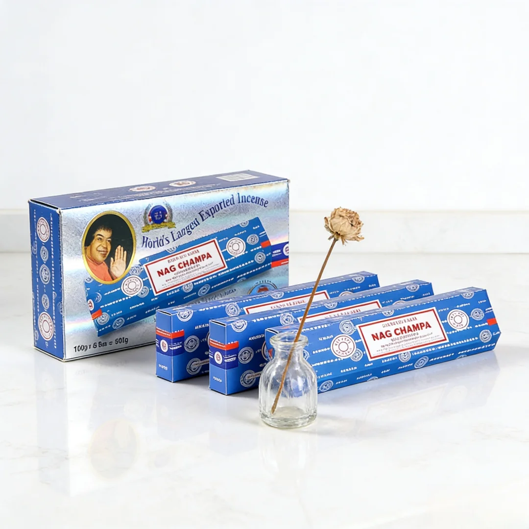 NAG Champa Incense Sticks India Satya Incenses Home Fragrance Sandalwood Flavors Household Bedroom 4-12box Line Aromatherapy