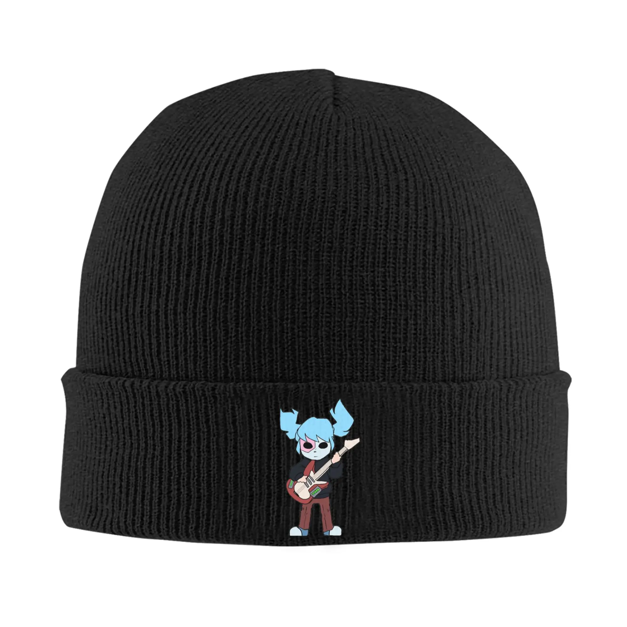 Sal Fisher Game Gothic Larry Sanitys Fall Knitted Hat Beanie Winter Hat Warm Acrylic Color Sally Face Cap for Men Women Gifts,