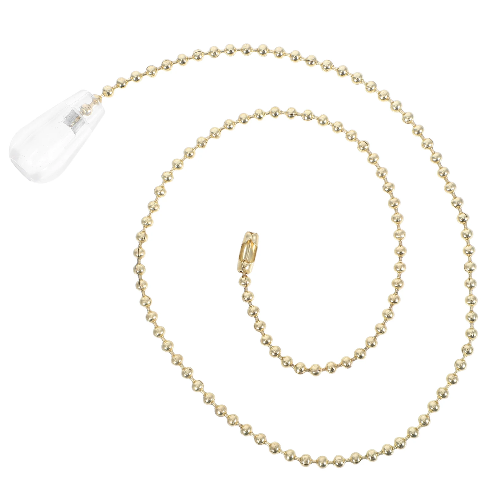 

Transparent Pendant Lighting Chain Decorative Pull Cord for Bathroom Fan Switch pull cord string ends