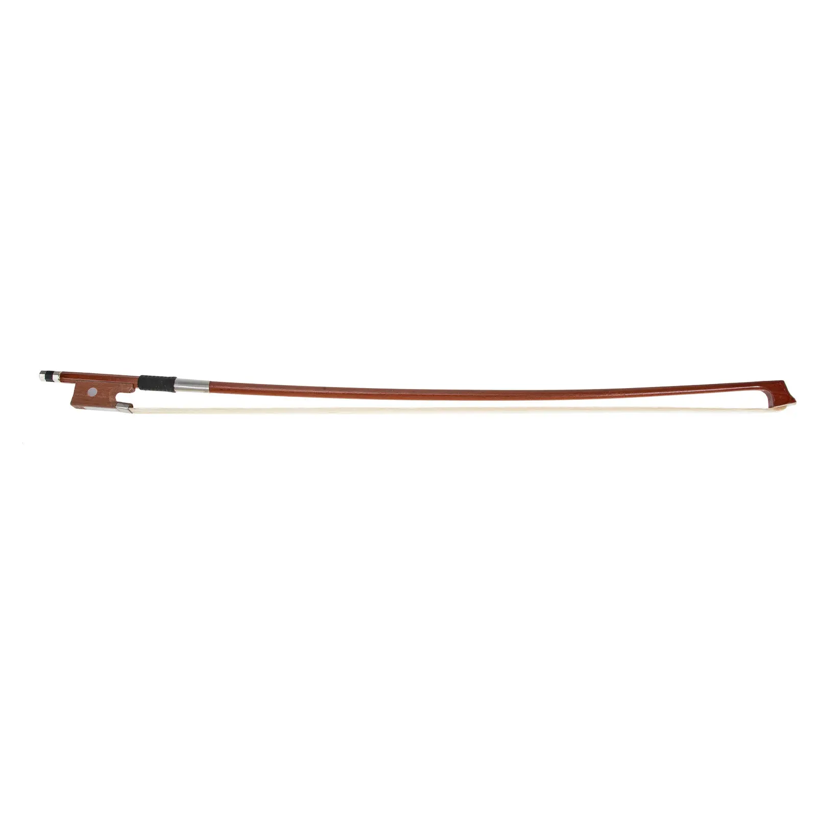 1 Violin Bow Wooden Practice Balanced Horsetail Hair Bow Replacement Useful for Student Professional Violin Instrument Accessory