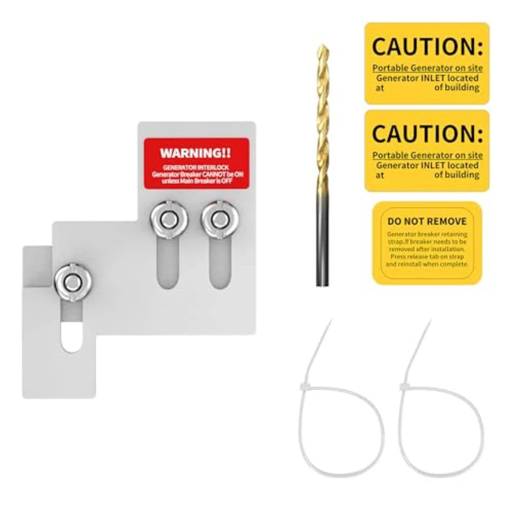 

Комплект блокировки генератора для панелей Homeline QO 100 125 А с пластинами из алюминиевого сплава и руководством по установке