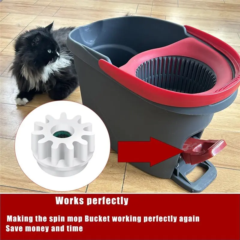Комплект из 6 шестерен для ведра швабры Ocedar Vilida Easy Mop: подшипники педали шестерни ремонта односторонние сцепные