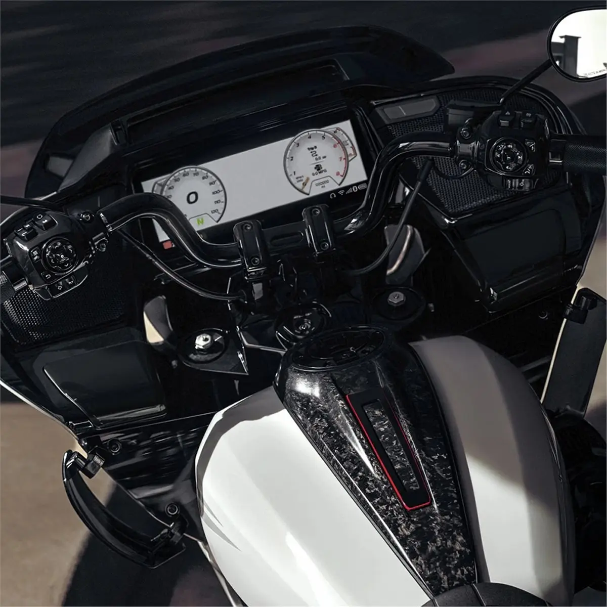 

Top Inner Fairing Glove Box Lids Cover Fit for Harley CVO Road Glide 2023-2025 FLTRX 24-25