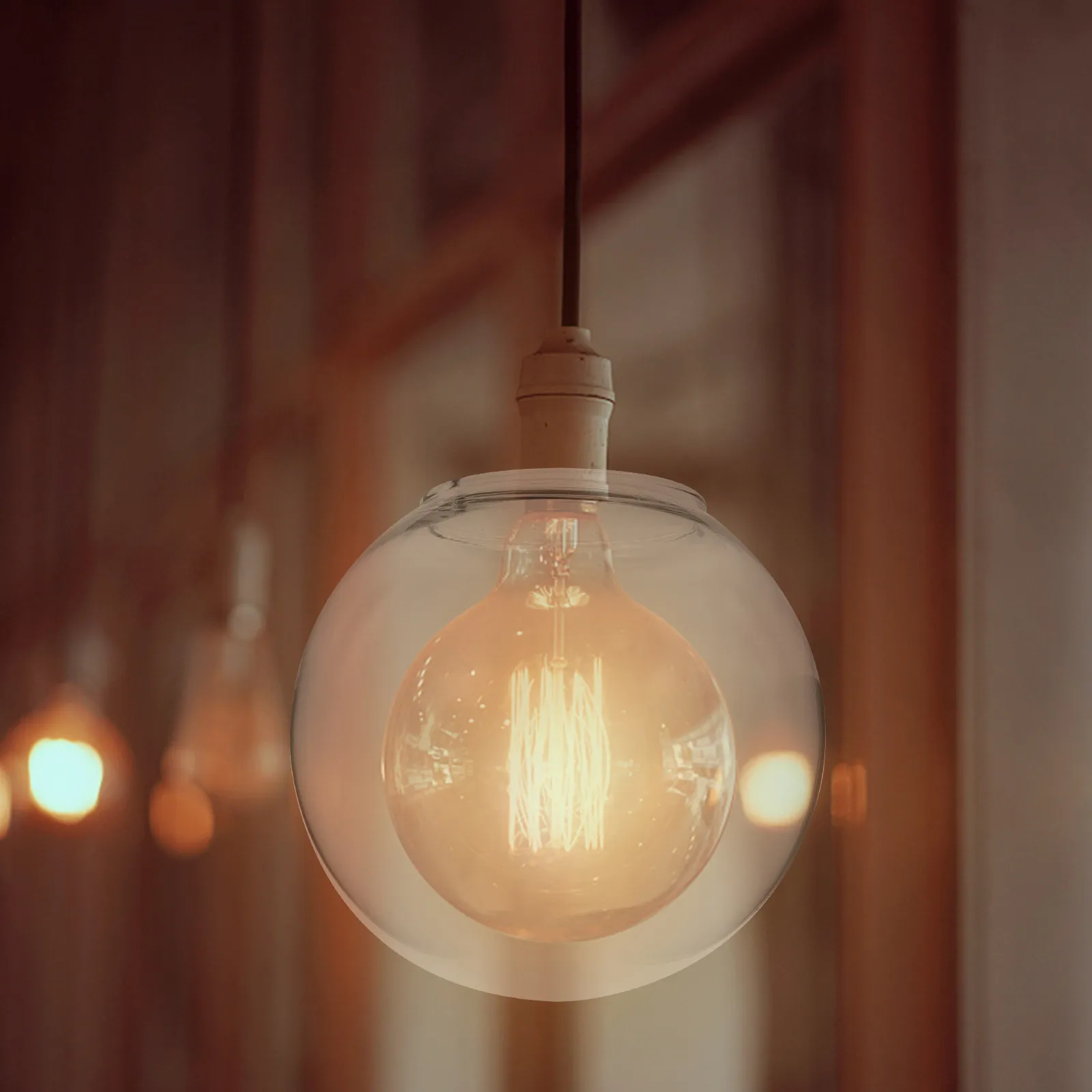 

Globe Glass Lamp Shade Replacement for Pendant Light Chandelier Ceiling Fixture Hanging Lamp Decorative Light Shade