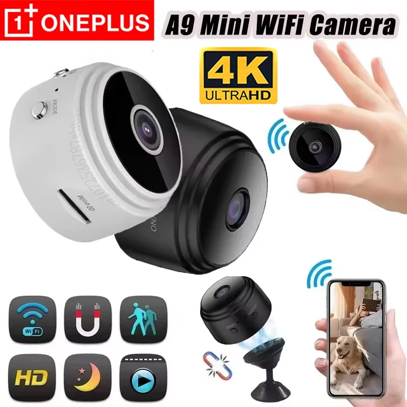 OnePlus A9 Mini Camera 1080P HD Intelligent Home Security IP WiFi Camera Monitor Mobile Remote Camera Mobile Remote Application