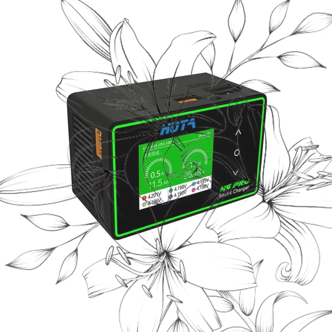 HOTA H6 Pro Duo AC 200W DC 700W 26A Mini Battery Charger 1-6S Lipo NiMh Li-ion Ni-Cd Digital RC Balance Charger Discharger