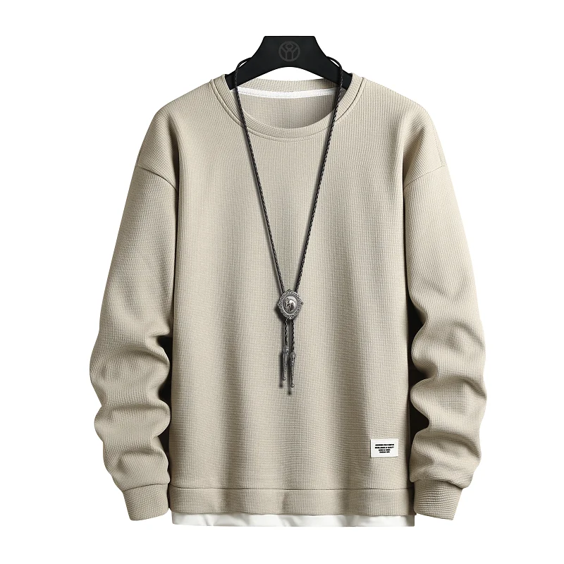 2024 Spring Waffler Hoodie Men Hip Hop Sweatshirt Streetwear Casual Fashion Men Clothing Korean Harajuku Loose Pullover Hoodies