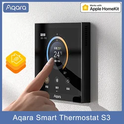 Aqara Smart Thermostat S3 3.95 Inch Touch Screen Panel Voice Control Support Sensing Temperature Humidity For Homekit Smart Home