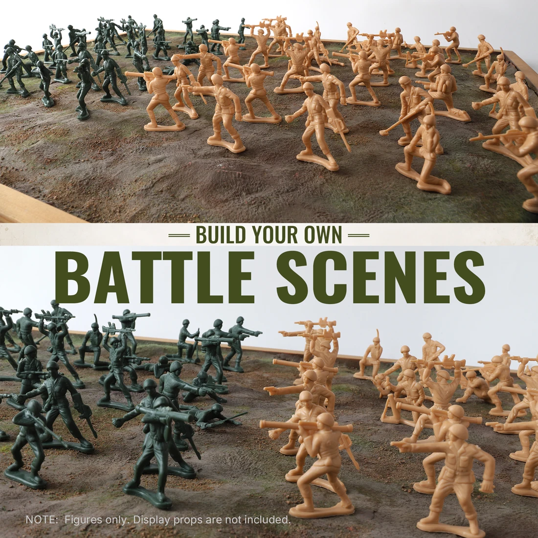 비콘도 100개 군인 피규어 세트 그린 탄 플라스틱 군 - Model Kit Diorama 리뷰 및 가격