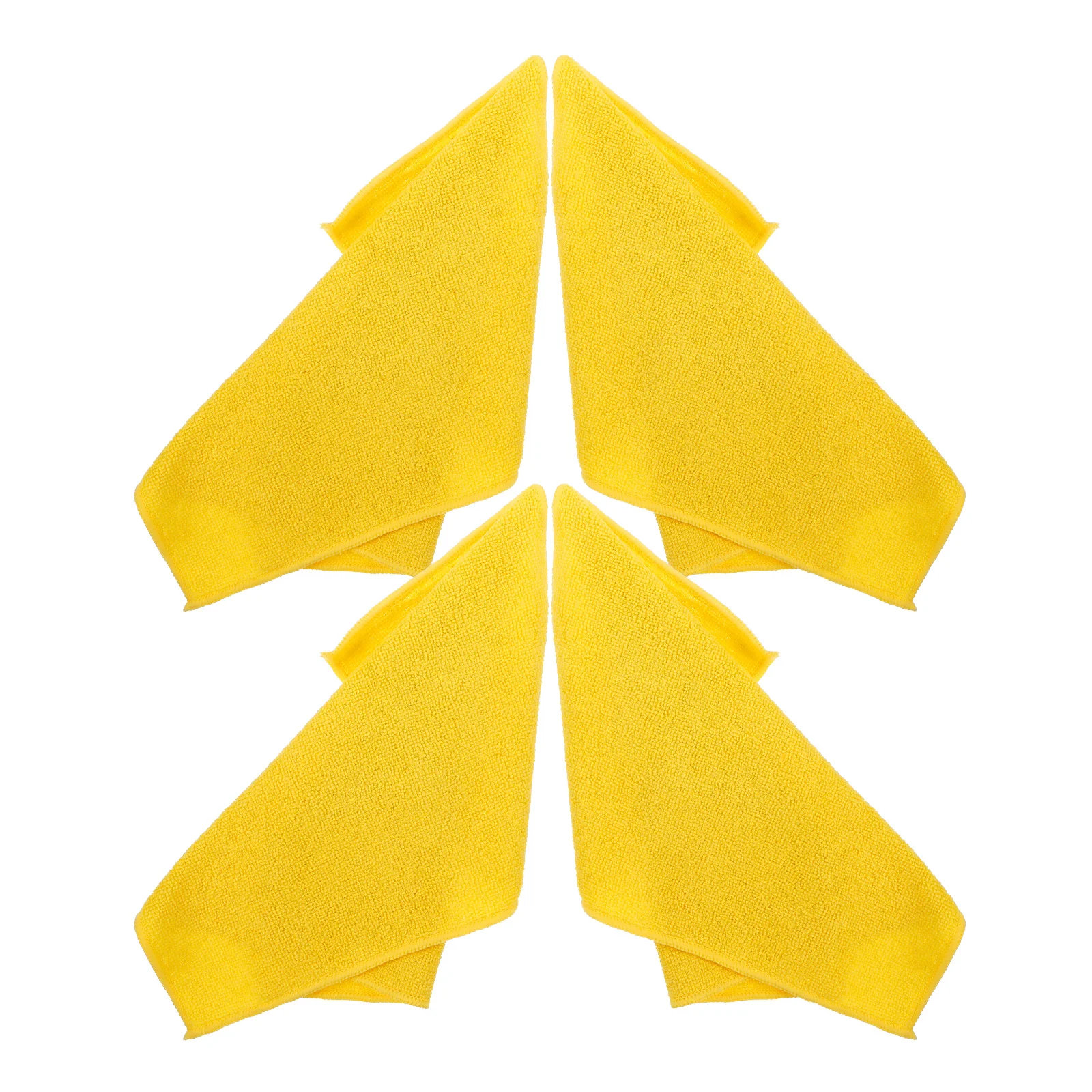 

4pcs Dish Towel Set Microfiber Kitchen Cleaning Cloths Water Absorbent Supple Reusable Wipes For Bathroom Car Utility Rags
