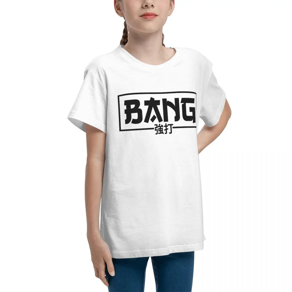 Sexy Bang JP Essential Adolescents Basic Short Sleeve T-Shirt T-shirts Funny Graphic Top quality Fitness Humor Graphic