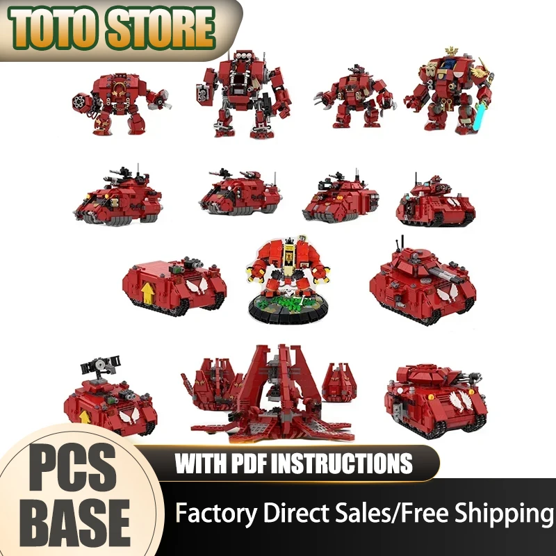 Moc Bouwstenen Hamer Battle Mech Collectie Technologie Modulaire Blokken Populaire Games DIY Sets II Model Cadeau Kerstspeelgoed