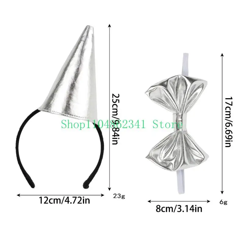 5ASD TIN COSTUME HAT HAT BOWTI